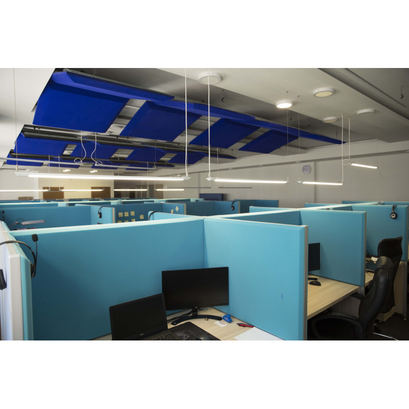 Acoustic screen Ecosound Acoustic Wave color 200х100 color green