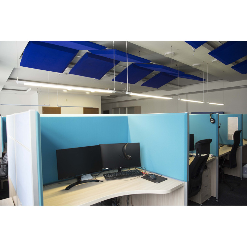 Acoustic screen Ecosound Acoustic Wave color 200х100 color green