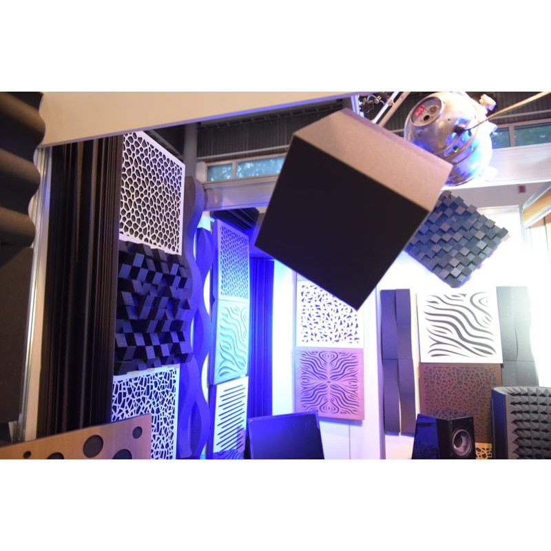 Bass trap Ecosound CUBE corner 16x16x16 cm Graphite black