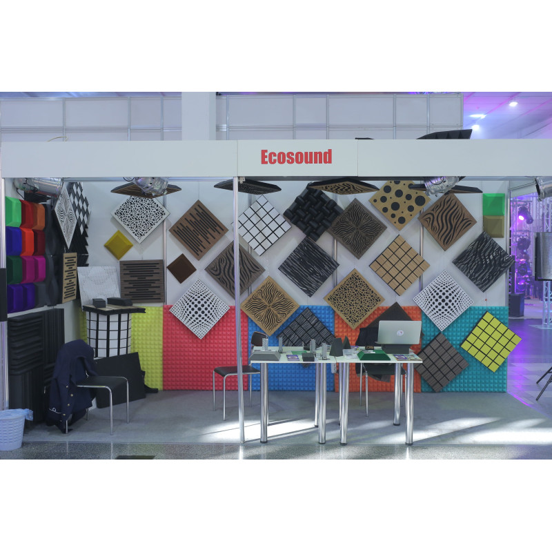 Acoustic panel Ecosound Lens white 50x50 cm 33mm 