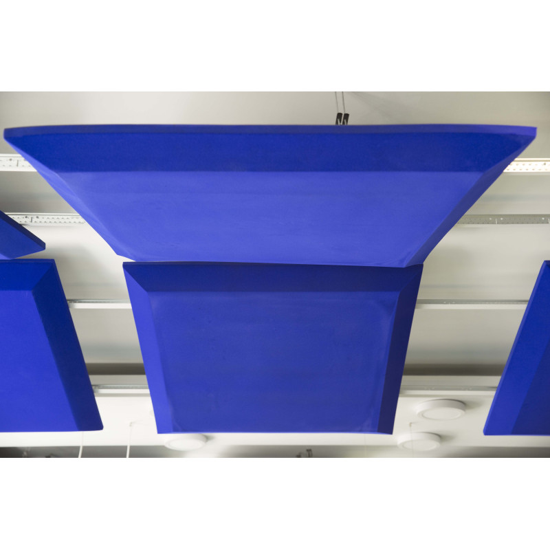 Ecosound Quadro Blue Suspended Sound Absorbing Panel 50mm 1x1m 