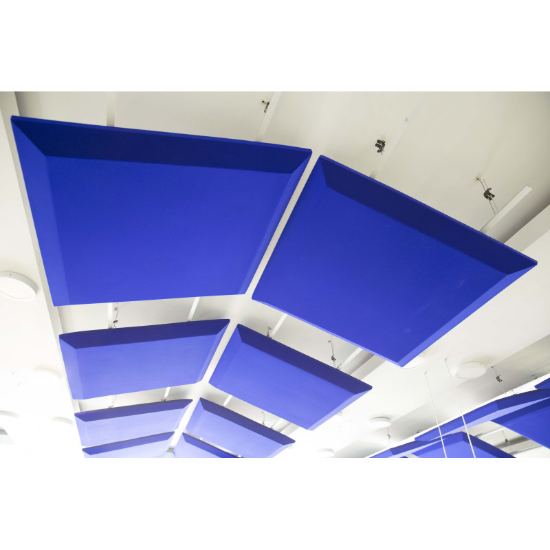 Ecosound Quadro Blue Suspended Sound Absorbing Panel 50mm 1x1m 
