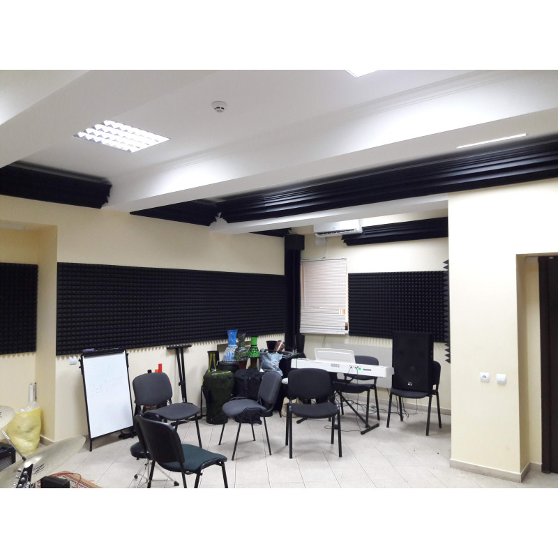 Bass trap Ecosound Saw Angled length 50cm width 16cm graphite black