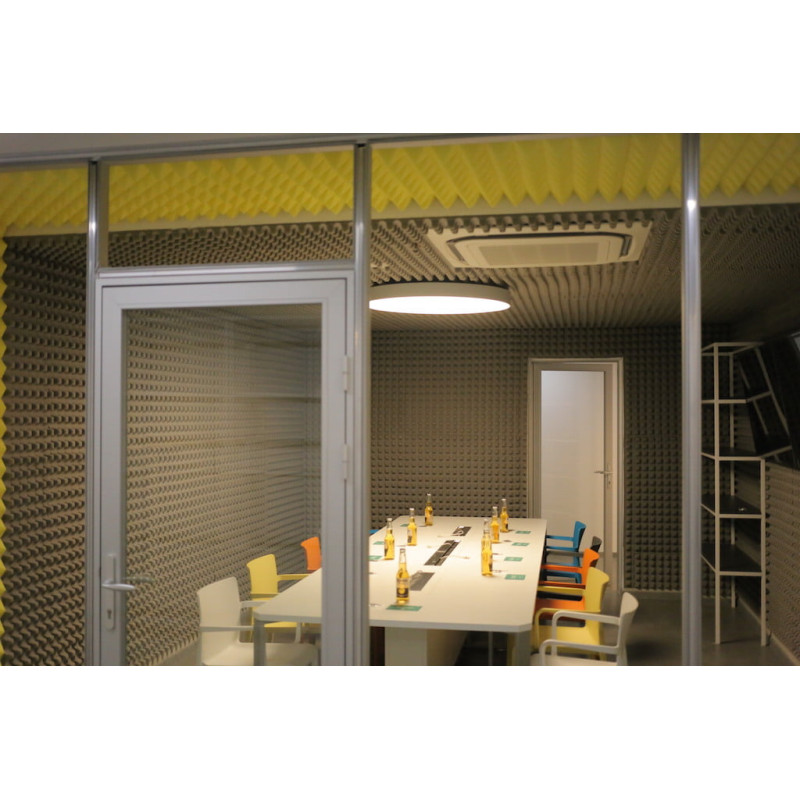 Acoustic foam panel Ecosound VOLNA 30mm, 50x50cm graphite black