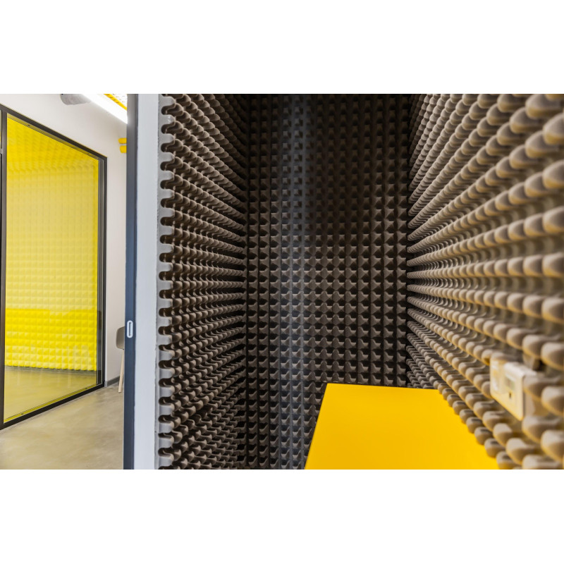 Acoustic foam panel Ecosound VOLNA 30mm, 50x50cm graphite black