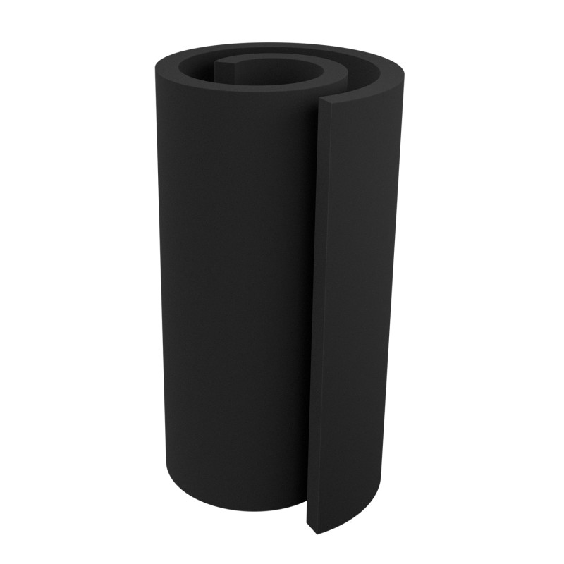 Acoustic foam Ecosound smooth 2x1m 50mm black graphite