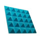Acoustic foam panel Ecosound Pyramid Gain Blue 50 mm 45x45cm 