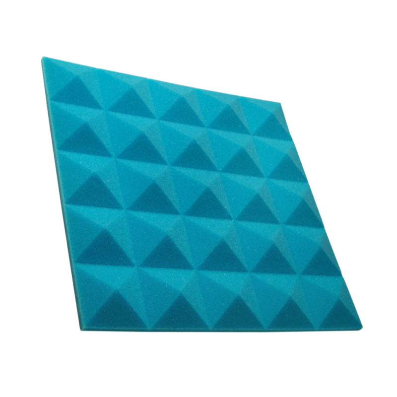 Acoustic foam panel Ecosound Pyramid Gain Blue 30 mm 45x45cm 