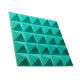 Acoustic foam panel Ecosound Pyramid Gain Green 50mm 45x45cm 