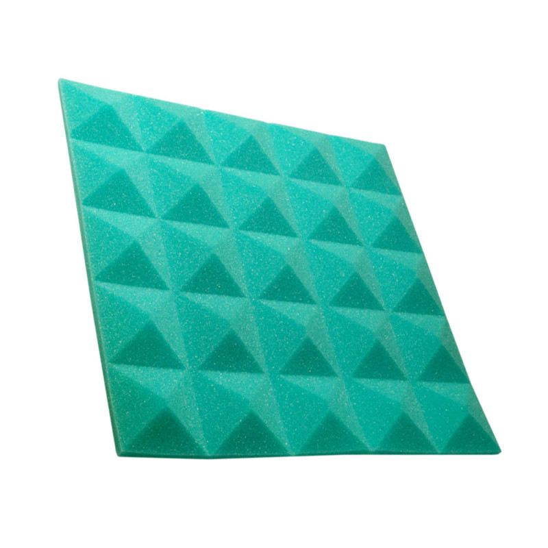 Acoustic foam panel Ecosound Pyramid Gain Green 30mm 45x45cm 