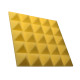 Acoustic foam panel Ecosound Pyramid Gain Yellow 50 mm 45x45cm 