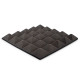 Acoustic foam panel Ecosound pyramid Pyramid Velvet Black 250x250x25mm 