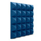 Acoustic foam panel Ecosound pyramid Pyramid Velvet Blue 250x250x25mm 