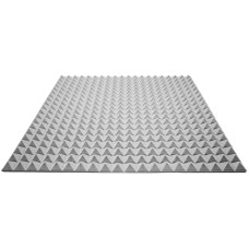 Acoustic foam Ecosound pyramid 25mm 1mx1m Color grey