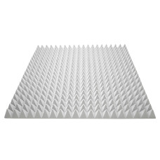 Acoustic foam Ecosound pyramid 70mm 1mx1m Color grey