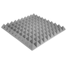 Acoustic foam Ecosound pyramid XL 100mm 1mx1m Color grey