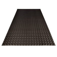 Acoustic foam Ecosound pyramid 20mm Color black graphite 2mx1m