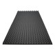 Acoustic foam Ecosound pyramid 70mm 2mx1m Color black graphite