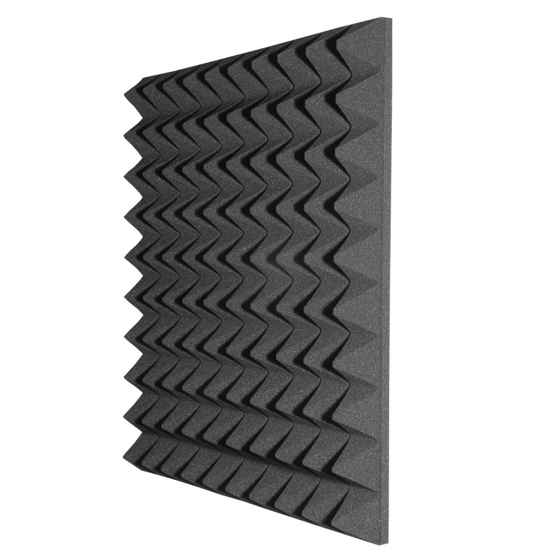 Acoustic foam Ecosound pyramid 40mm 50cmx50cm Graphite black