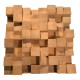 Acoustic Diffuser Ecosound Skyline 60x60 cm 135 mm Color light oak
