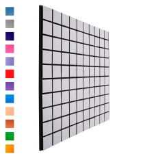 Acoustic panel Ecosound Tetras Felt Grey 100x100cm 30mm color grey 