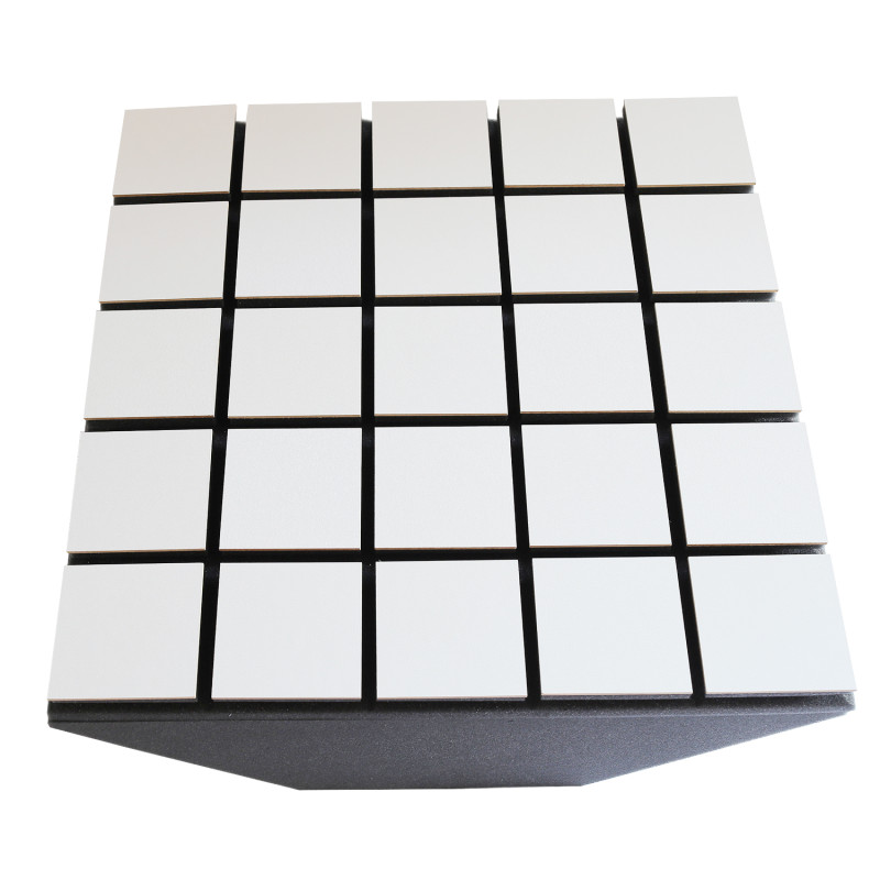 Bass trap TETRAS WOOD WHITE 500x500x180 mm