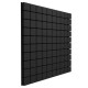 Acoustic foam panel Ecosound Tetras Black 100x100cm, 100mm