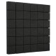 Ecosound Tetras Black fireproof acoustic foam panel 20x20cm , 30mm 