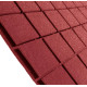 Ecosound Tetras Bordo non-combustible acoustic foam panel 50x50 cm, 30 mm, bordeaux color