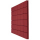 Ecosound Tetras Bordo non-combustible acoustic foam panel 50x50 cm, 30 mm, bordeaux color