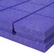 Ecosound Tetras Purple fireproof acoustic foam panel 20x20 cm, 30 mm,