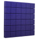 Ecosound Tetras Purple fireproof acoustic foam panel 20x20 cm, 30 mm,