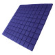 Panel made of non-combustible acoustic foam Ecosound Tetras Purple 1x1m, 30 mm,