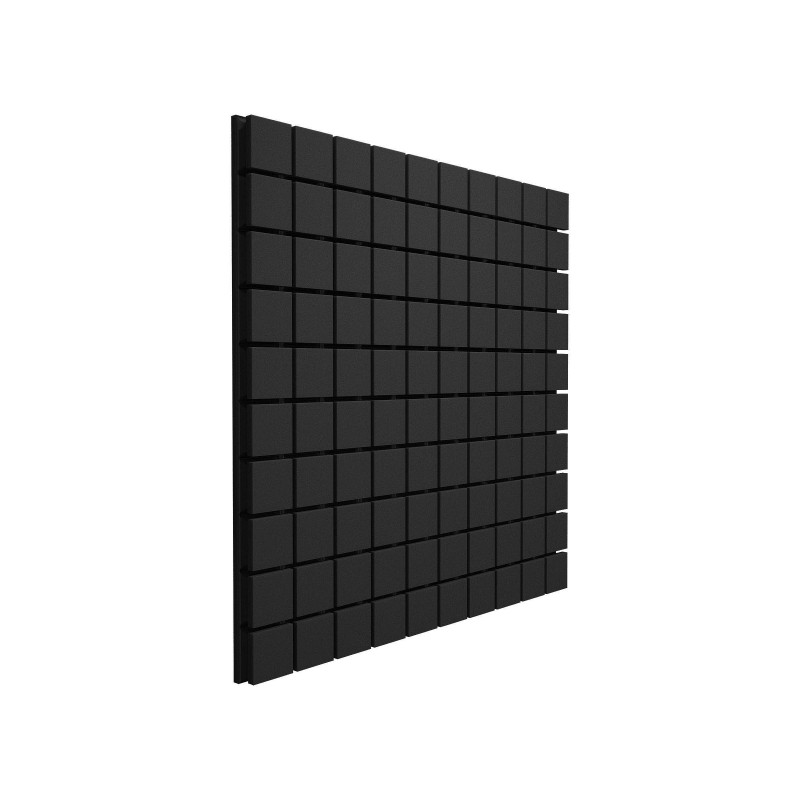 Acoustic foam panel Ecosound Tetras Black 100x200cm, 100mm
