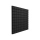 Acoustic foam panel Ecosound Tetras Black 100x200cm, 100mm