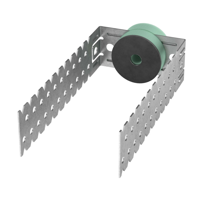 Anti-vibration mounts for soundproofing walls and ceilings VibroNet А2