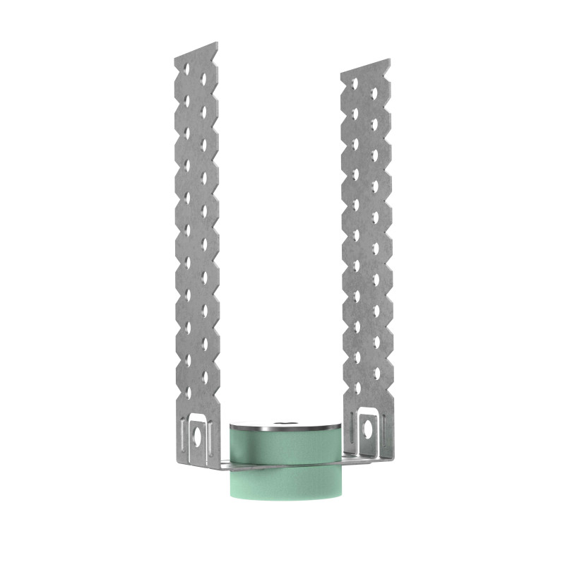 Anti-vibration mounts for soundproofing walls and ceilings VibroNet A2 60x130 mm 