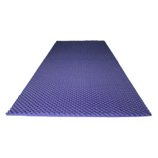 Acoustic foam non-flammable Ecosound cellular Wave 20mm 2mx1m purple