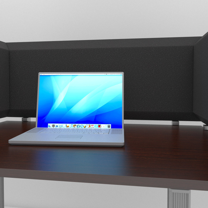 Desktop acoustic screen for office desks and call centers Desktop Acoustic Screen Color U-Type