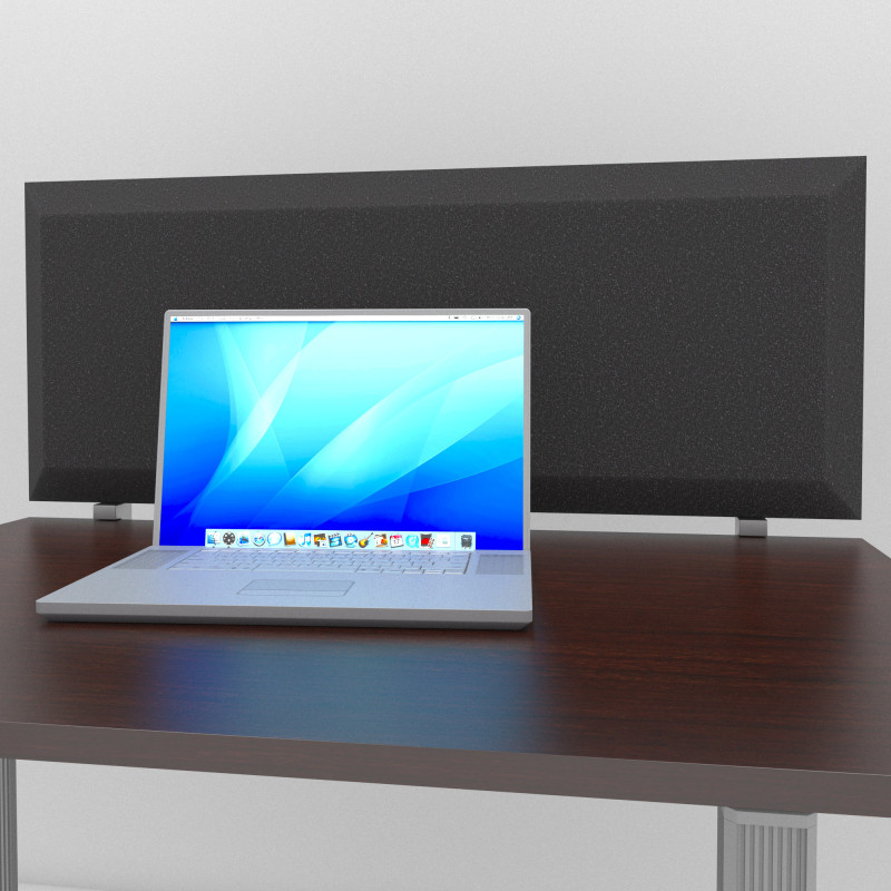 Desktop acoustic screen for office desks and call centers Desktop Acoustic Screen Color