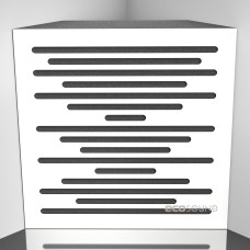 Bass trap Ecosound EcoWave HDF-White 50 x 50 cm 100 mm white