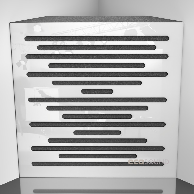 Bass trap Ecosound EcoWave HDF-White 50 x 50 cm 100 mm white