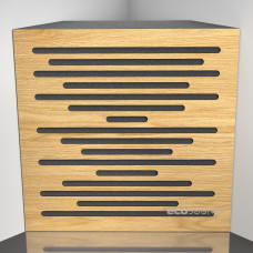 Bass Trap Ecosound EcoWave Sherwood-Oak 50 x 50 cm 100 mm light oak