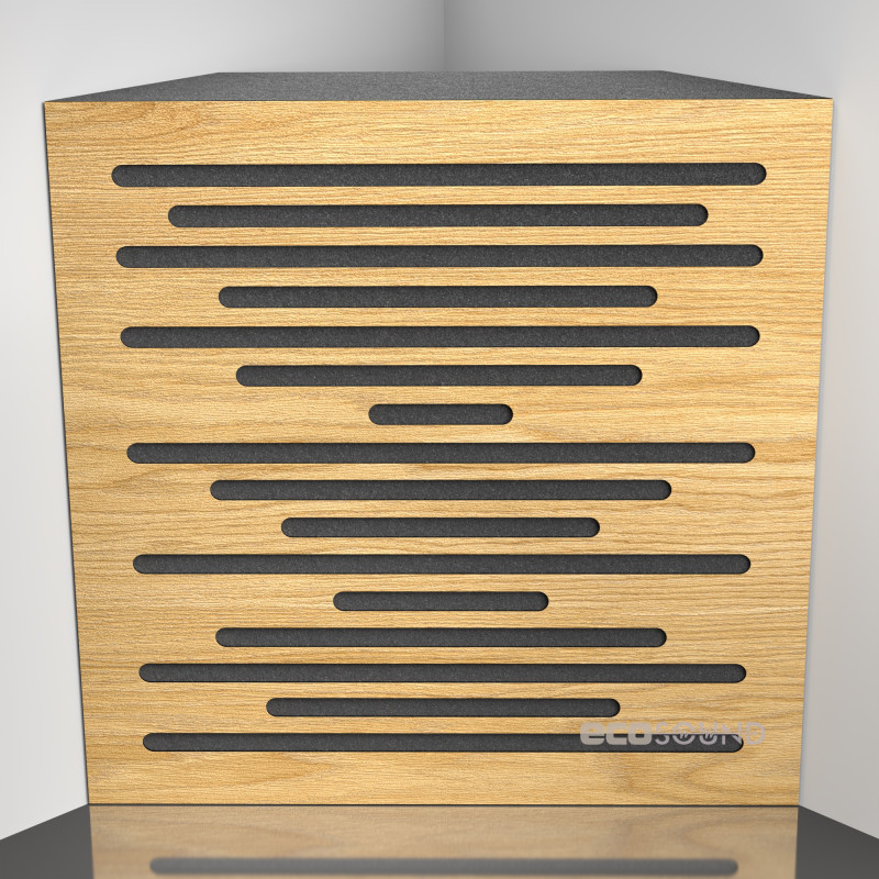 Bass trap Ecosound EcoWave HDF-White 50 x 50 cm 100 mm white