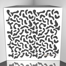 Bass trap Ecosound Boomerang HDF-White 50 x 50 cm 100 mm white