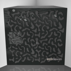 Bass Trap Ecosound Boomerang Plastic Black 50 x 50 cm 100 mm