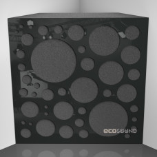 Bass Trap Ecosound EcoBubble Plastic Black 50 x 50 cm 100 mm