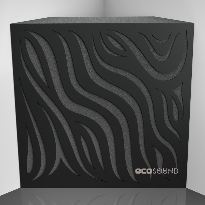 Bass trap Ecosound Chimera Apple-Locarno 50 x 50 cm 100 mm brown