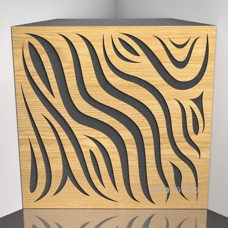 Bass trap Ecosound Chimera Apple-Locarno 50 x 50 cm 100 mm brown