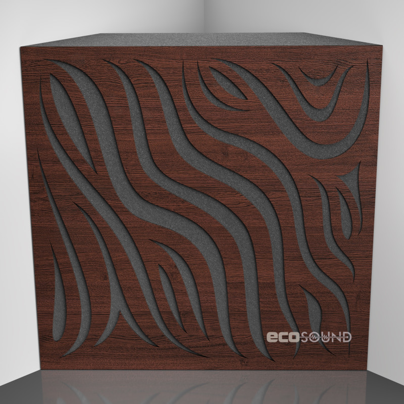 Bass trap Ecosound Chimera Apple-Locarno 50 x 50 cm 100 mm brown